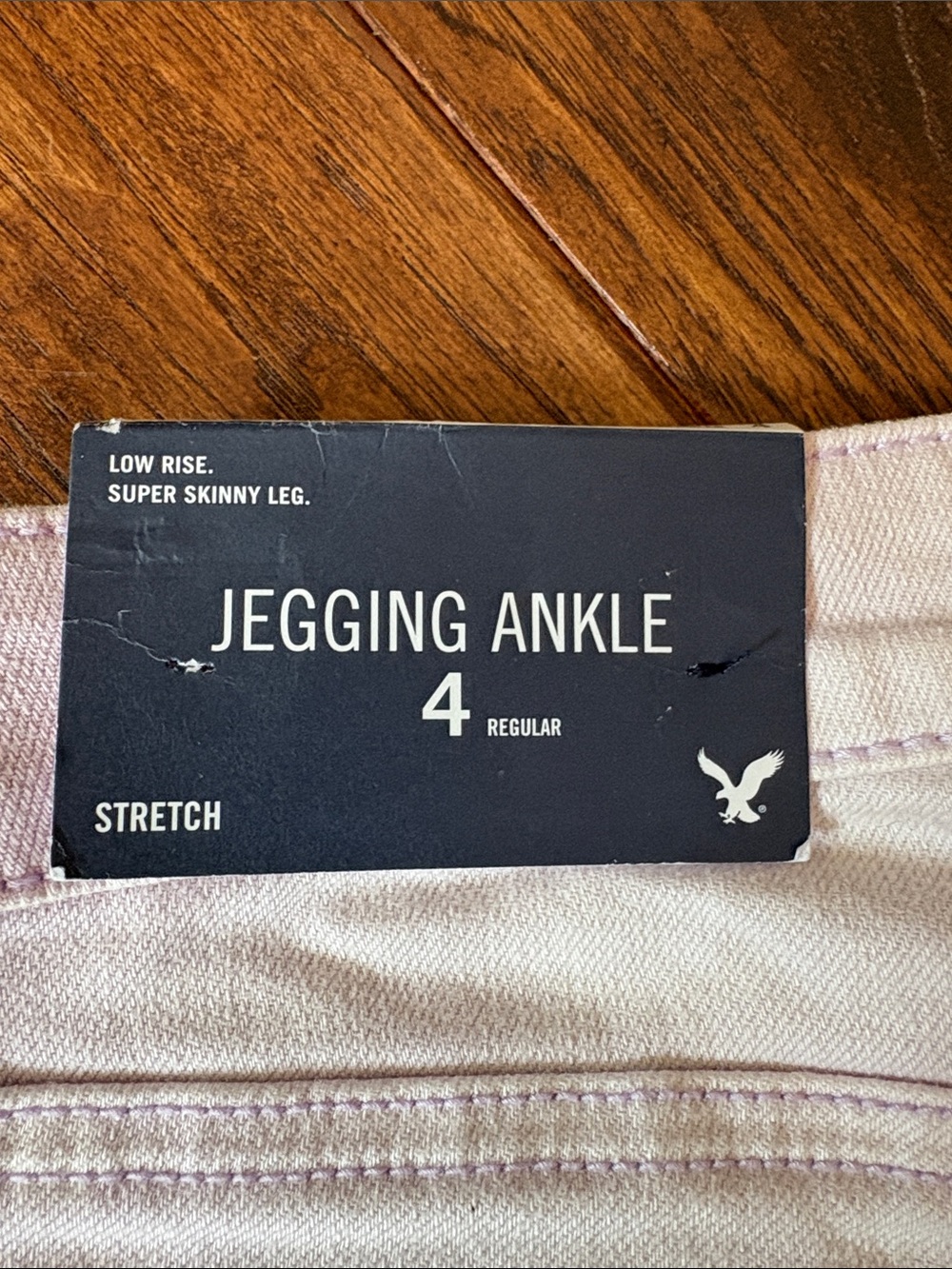 American Eagle Outfitters Light Lavender Skinny Jeans Size 4, NWT - Picture 5 of 9